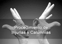 procedimiento de injurias y calumnias